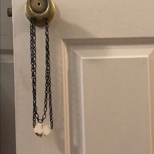 Chain and stone necklace